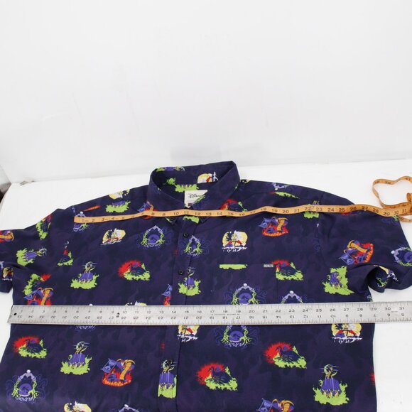 RSVLTS Shirt Mens 3XL Disney villains Evil Moments Button Down Short Sleeve - Picture 13 of 13